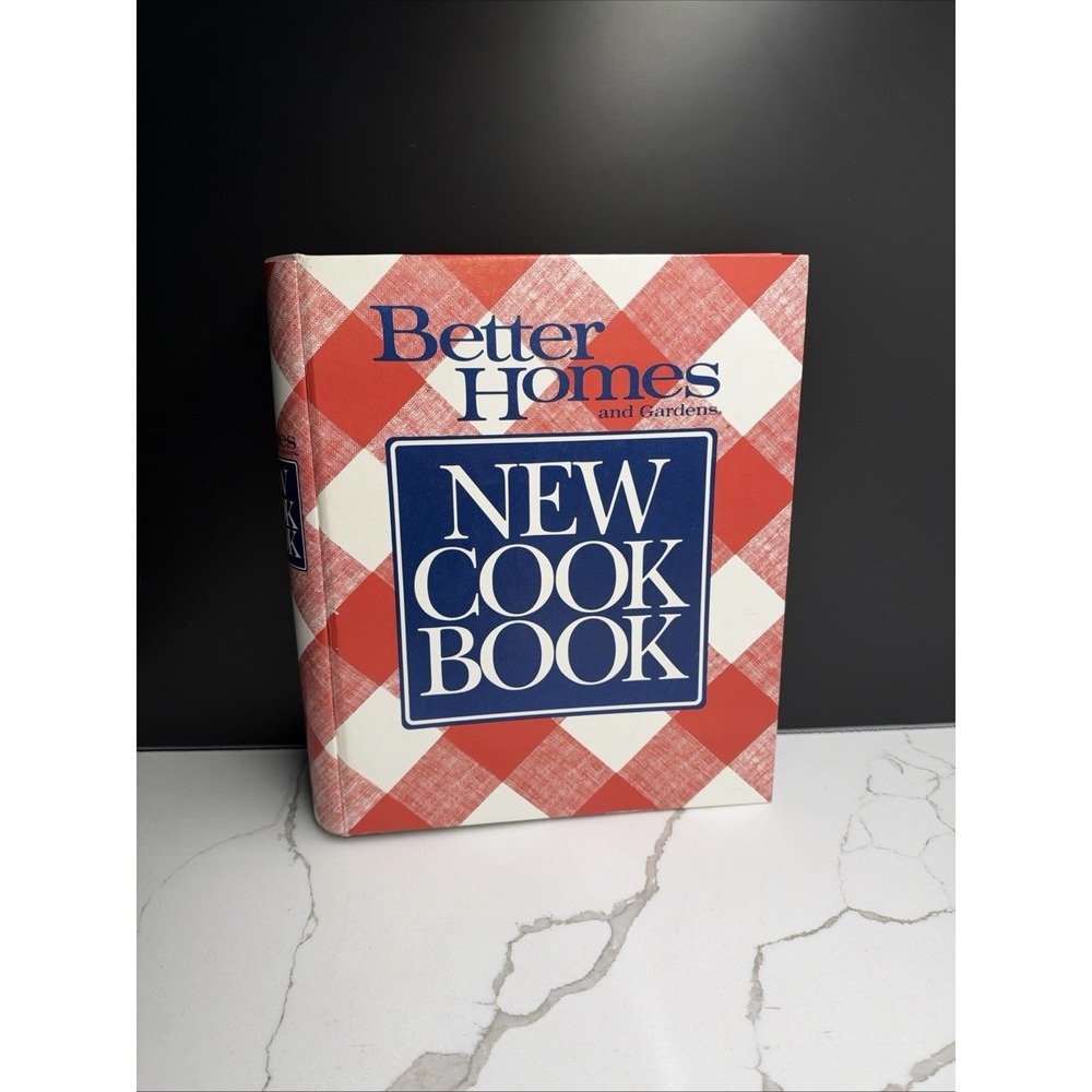 Better Homes & Gardens New Cook Book 10th Edition 1989 Red Plaid Ring Binder